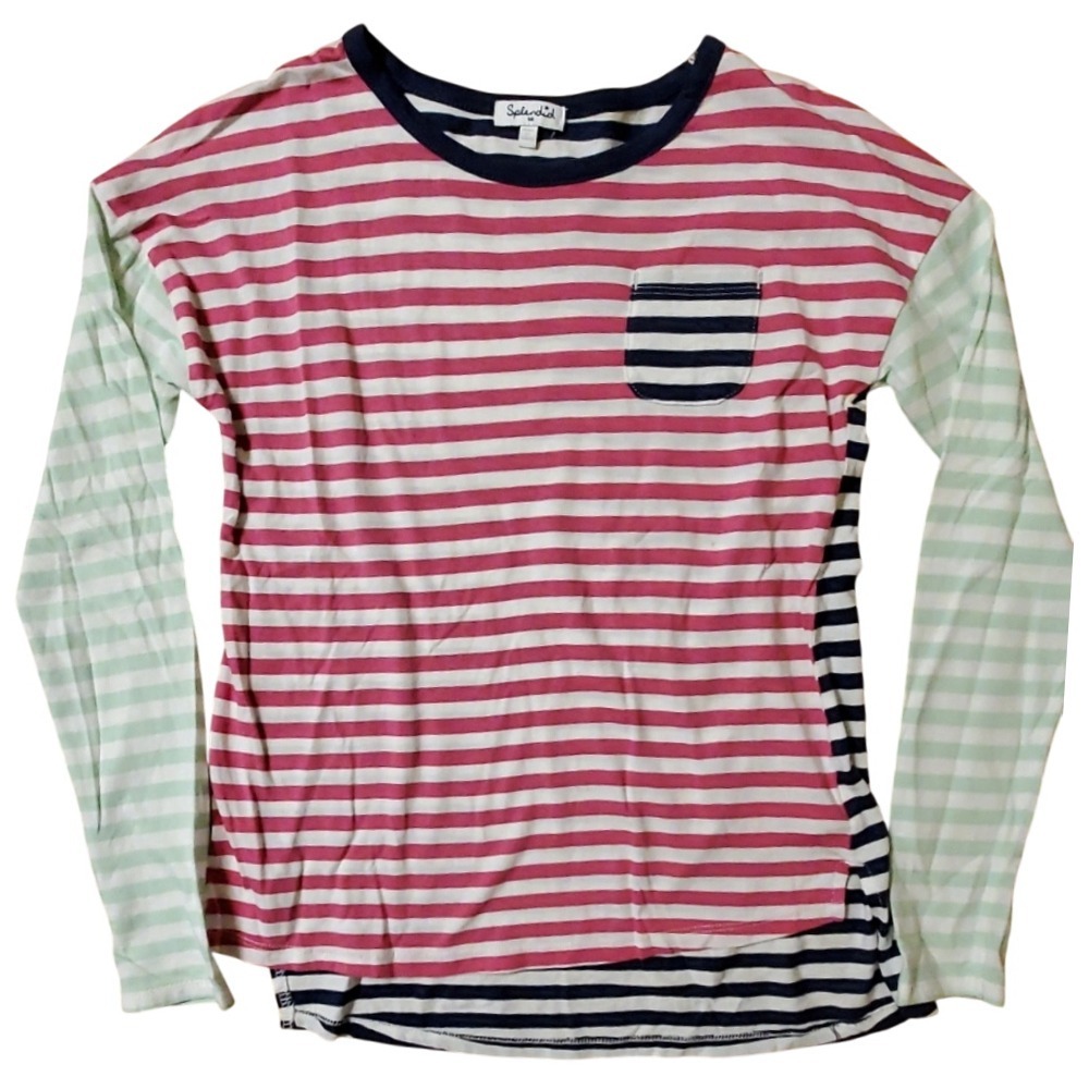 Splendid Girls‎ Multicolor Striped Long Sleeve Shirt Size 14